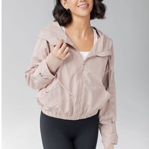Women's Savvi Morgan Jacket – Size Small – Pink Dual Layer Windbreaker